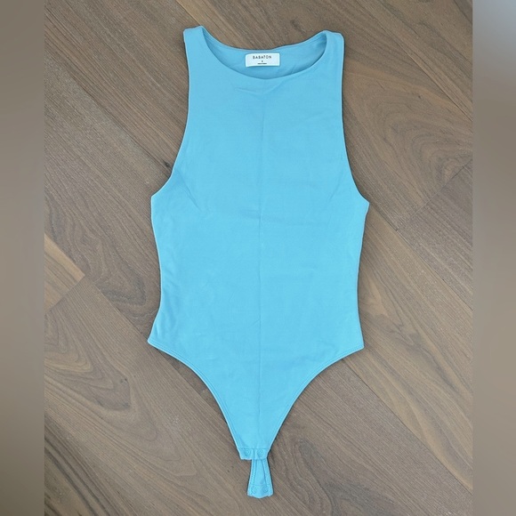Aritzia Tops - EUC Aritzia/Babaton 90’s Contour Bodysuit in Blue Sz S
